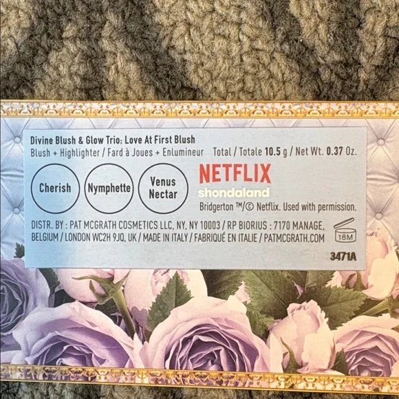 BNIB Pat McGrath Labs X Bridgerton Divine Blush & Glow Trio: Love at First Blush - Picture 6 of 10